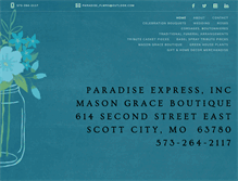 Tablet Screenshot of paradiseexpressinc.com